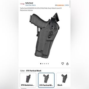 Safariland Sig P-320 duty holster.